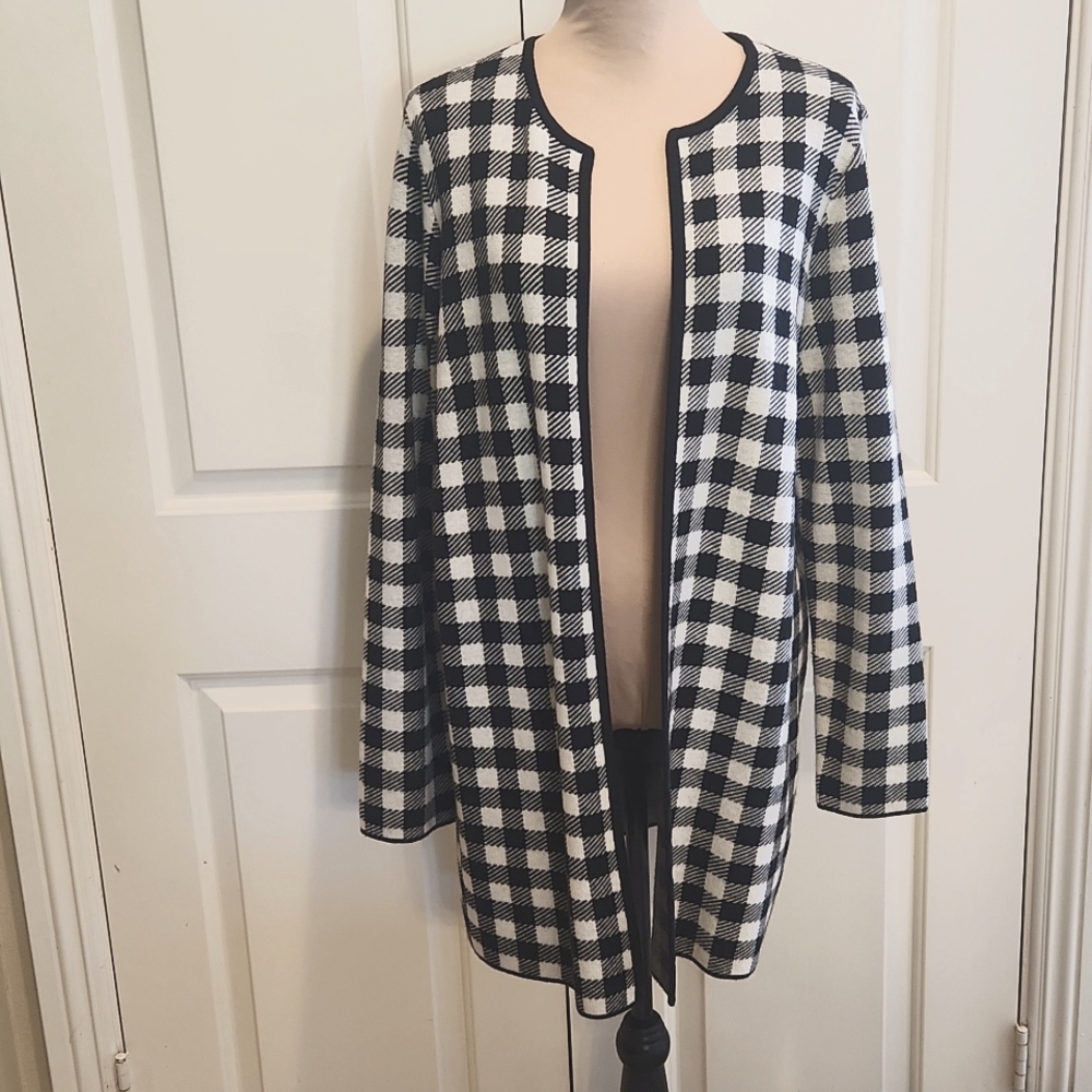 Talbots Warm Sweater Jacket L - image 1